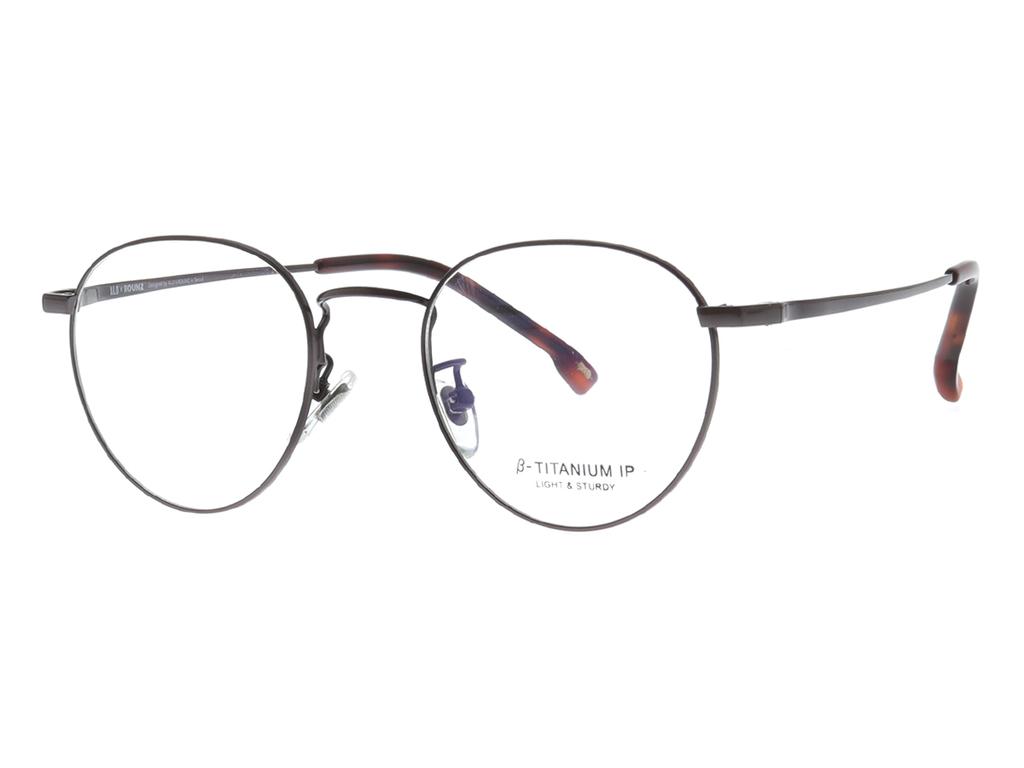 Alloaiweeo [Aloxrounz] Ar8012A C4 Tiny Round Beta Titanium Ip Plated Glasses