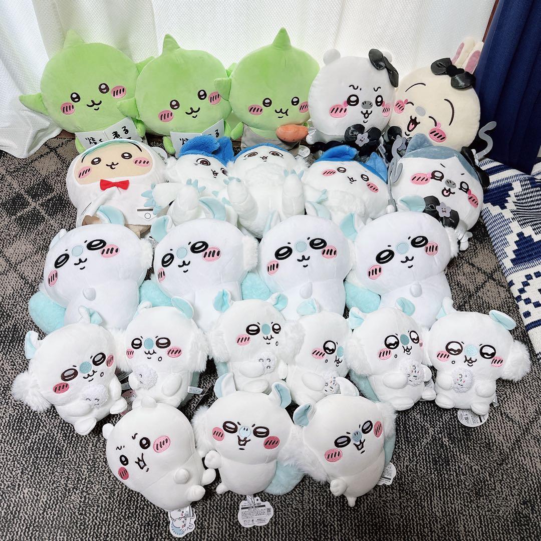 плюшевые игрушки Чиикава белка-летяга кролик Хативарэ продаются набором.