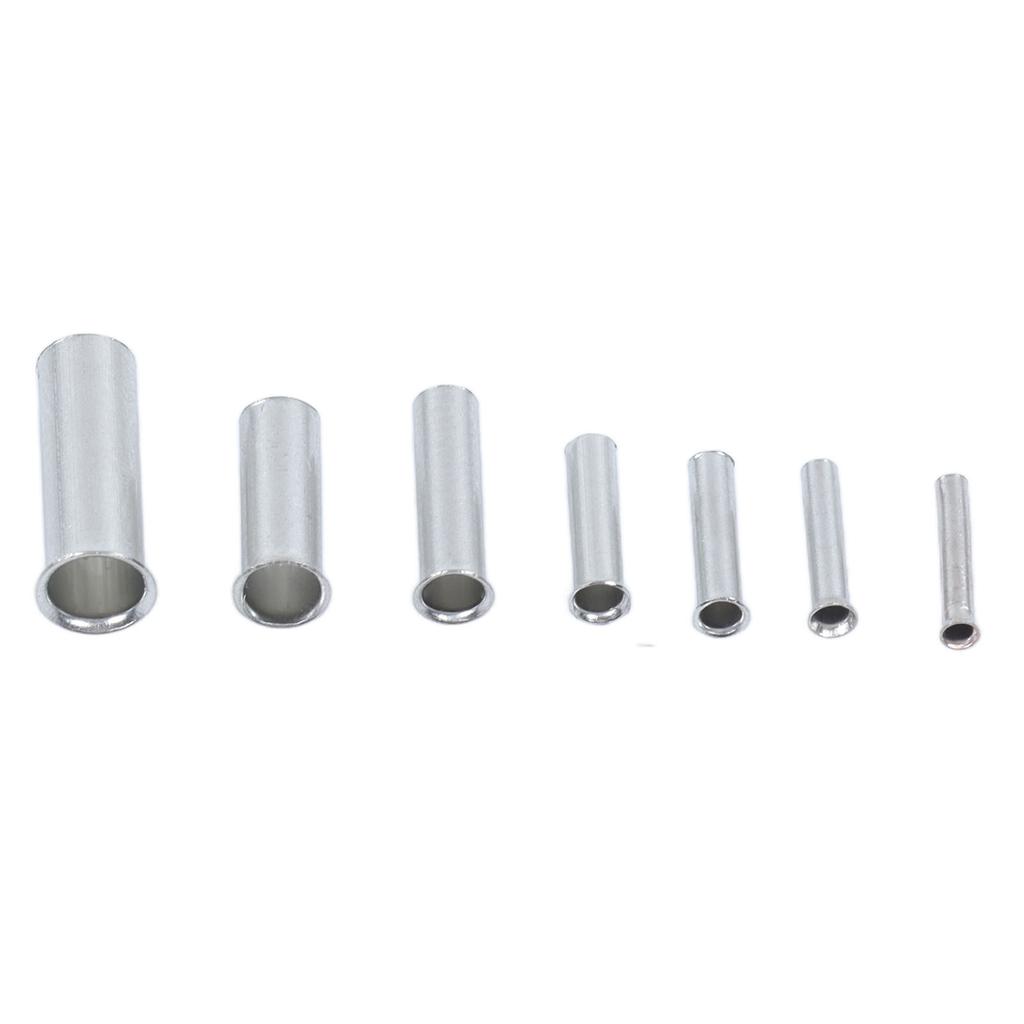 Rørtype Uisolert Terminal Kobber Fortinnet Platering Ledningshylser Sett for Kraftelektronikk