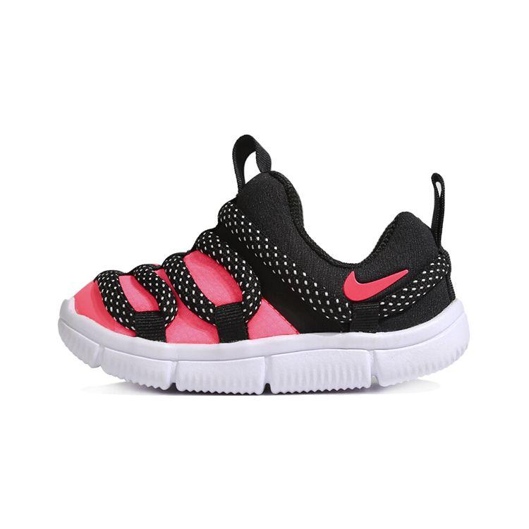 Nike Novice Lightweight Breathable Non-Slip Shock Absorbing Low-Top Casual Shoes Kids Sneaker Black Pink AQ9661-002