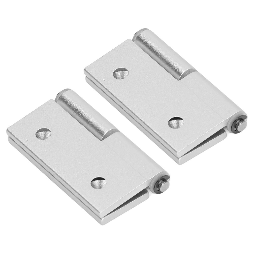 2 Pcs Door Hinge Folding Flip Furniture Hinges Thickened Aluminum High Hardness Door Hardware with Resin Bushing