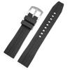 Pulsera de Silicona Impermeable para Rolex 14+9cm Longitud Extendida Tamaño Grande Correa de Muñeca para Seiko 20/22mm Correa de Goma Brazalete de Reloj
