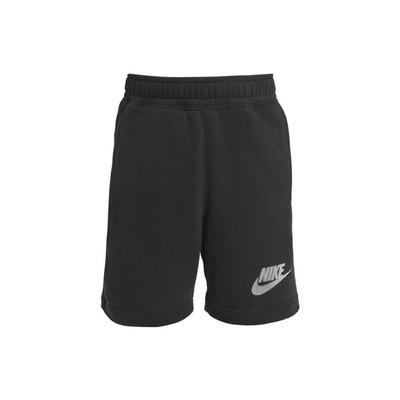 Color Block Logo Print Mid Rise Straight Leg Kids Shorts Kids Shorts Black DQ7843-010