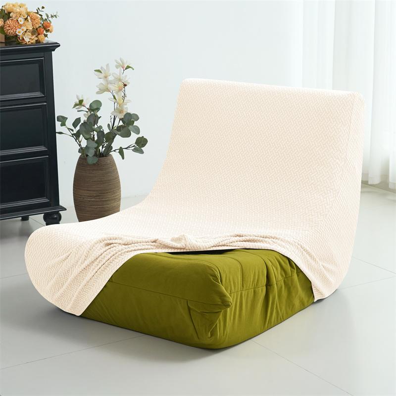 All-inclusive Jacquard Ärmelloser Sofabezug Waschbarer Lounge Couchbezug Haustierfreundliche Sofa Schutzhülle für Schlafzimmer Ferienwohnung