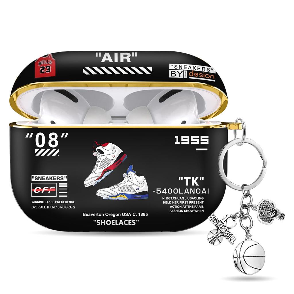 AirPods Pro Case Character Cute AirPods Charging Case Stylish Creative Sneaker Design AirPods Pro Case Shock Absorption Lightweight Scratch Resistant