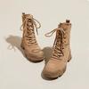 Martin Boots Women's 2025 New Outdoor Hiking Hiking Shoes Travel Desert Boots Summer Platform Tooling Short Boots