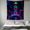 Video Game Controller Tapestry Tapestry Fashion Print Background Cloth Atmospheric Background Cloth Christmas Gift Background Wall Hanging Cloth