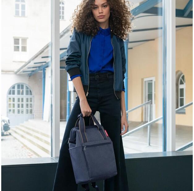 Backpack Reisenthel Allrounder R Herringbone Dark Blue (JR4113)