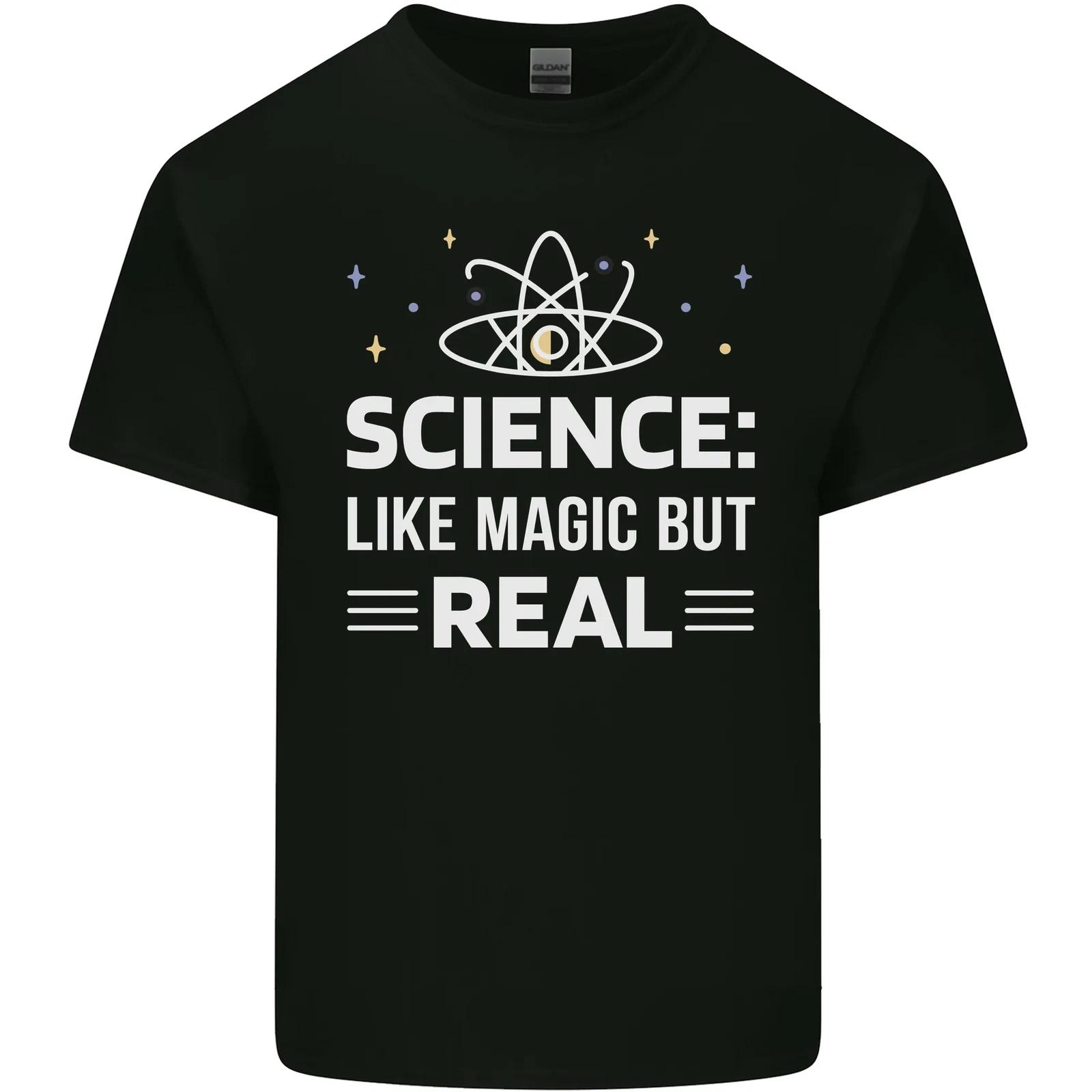 Science Like Magic But Real Funny Nerd Geek Kids T-Shirt Childrens 3XL