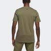 Adidas Embroidered Letter Crew Neck Sports Tee Men Tops Rock-Olive-Green HR7987