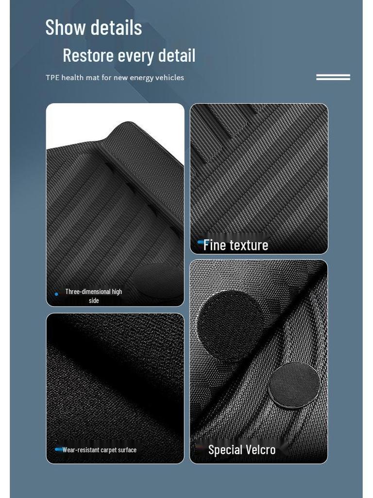 24 Chery ICAR03/JAECOO J6 TPE Floor Mats & Trunk Mats