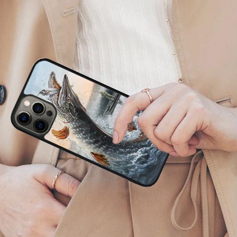 

Bass Fishing Magnetic Phone Case For APPLE iPhone 17 Air 16 14 13 12 Pro Max 15 Plus Wireless Charge With MagSafe Cover iPhone 14