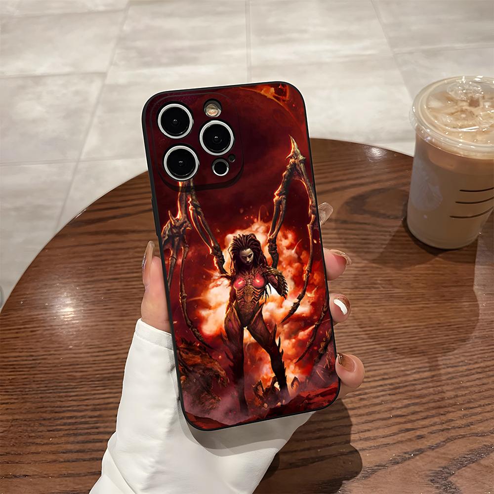 Phone Case For 17 Pro Max Iphone 14 Pro Max 12 16 15 13 Pro 11 Xr X Xs 8 7 Plus Back Cover Game About S-StarCraft 2 Zerg