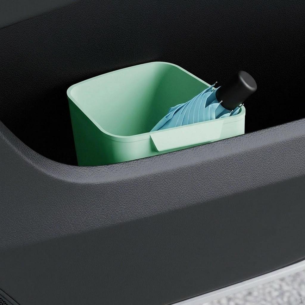 Car Door Bin with Umbrella Holder, Easy to Use And Leakproof, for Your Vehicle's Waste. Interior