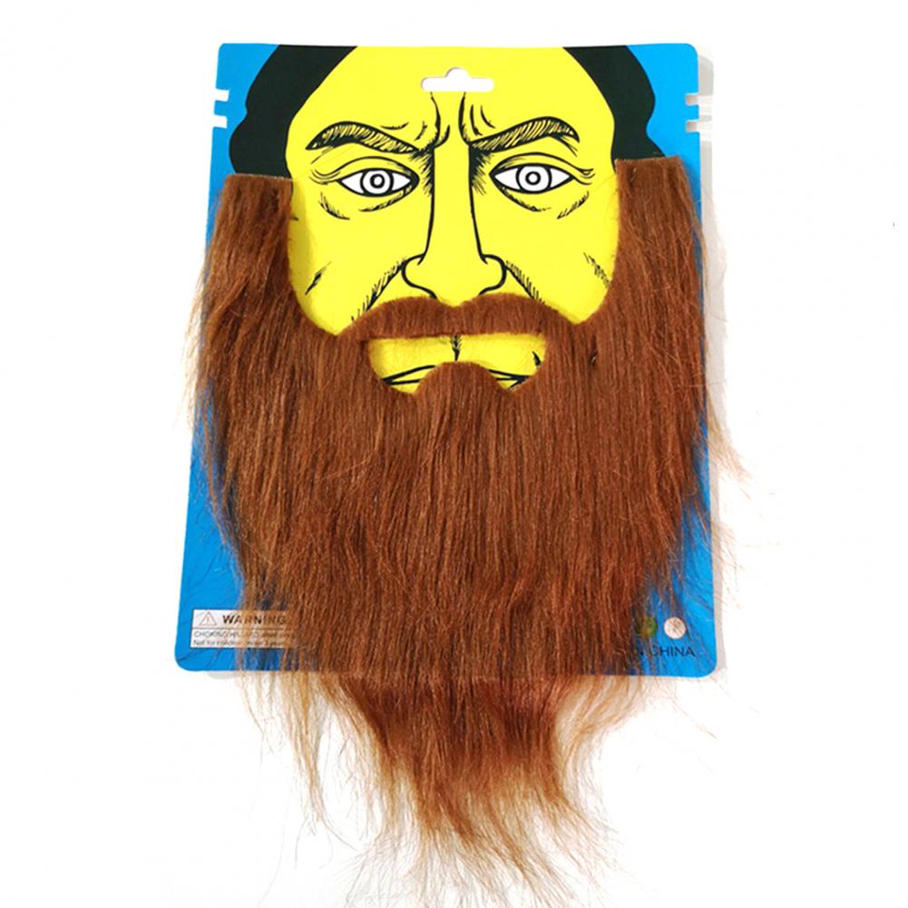 Lustiger falscher Schnurrbart Wiederverwendbar Dekorieren Neuheit Cosplay Falscher Bart Fotokabinen-Requisiten Kostümparty Bärte Schnurrhaar