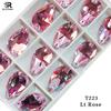 K9  Supplier AB Crystal Glass Sew-on Beads Drop Shape Wedding Dress Decor Sewing Rhinestones Glue Applique Technique