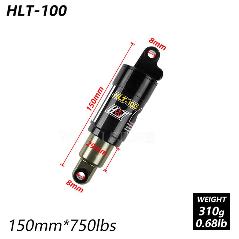 HLT-100 Bike Rear Shocks 125/150/165/185mm Mountain