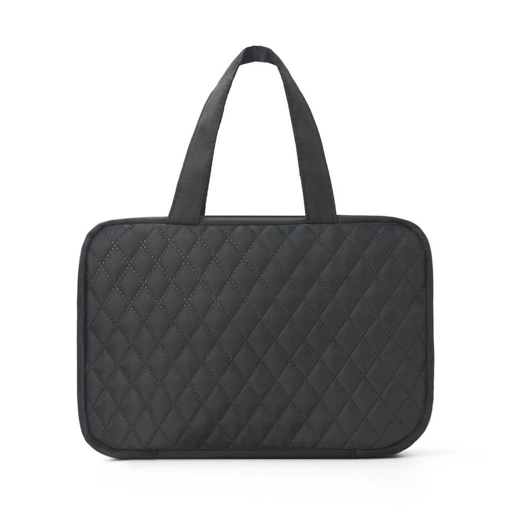 Travel-Friendly Multi-Color Hanging Toiletry & Makeup Bag with Wet and Dry Compartments