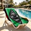 Borussia Mönchengladbach Baskılı Plaj Havlusu Tasarımı, Yumuşak, Hafif. Ev Banyo, Spa, Havuz, Yoga, Sörf, Kamp, Aile, Arkadaş İçin Hediye