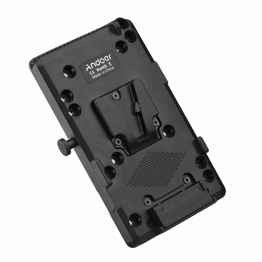 Battery Plate Multifunctional Easy to Install 12V 16.8V D Tap V Mount Battery Plate for Camcorder BMCC BMPCC