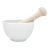Kai Corporation SELECT100 Mini Mortar and Pestle with Natural Paulownia Wood Kitchen Made In Japan DH3020, (Hawk) Handle, Tool,