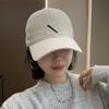 Hole Embroidery Baseball Cap Embroidered Sun Hat Simple Letter Baseball Hat  Girl