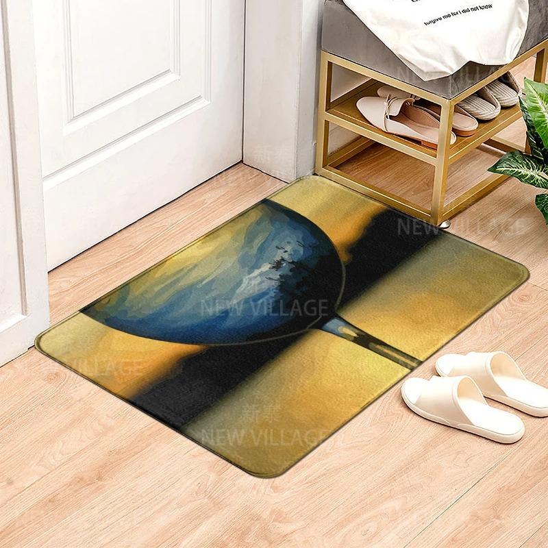 Natural Animal Pattern Door Mats Printed Carpets for Bedroom Bathroom Floor Mat House Entrance Anti-slip Carpets Home Decoration