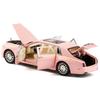 1:32 Rolls-Royce Phantom Toy Car with Suicide Doors, Sound & Light, Alloy Pull-Back Model