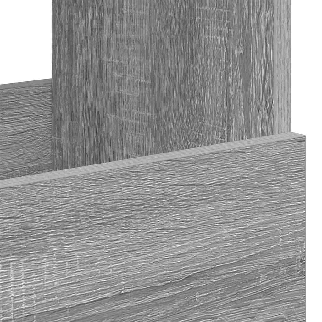 Magazine Shelf Grey Sonoma 68.5 x 30 x 45 cm