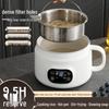 Smart Ceramic Glaze Rice Cooker: Multi-functional Large Capacity Steamer & Fryer with Double Layer Design.