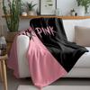 A pink floral print nap blanket perfect for sofas bedrooms and living room decor gift for Valentine's Day Easter spring holidays