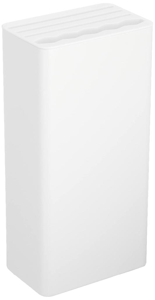 Yamazaki Jitsugyo Kitchen Knife Scissors Stand White W11 X D7 X Tower Knife Holder Knife Stand 3512 & Approx. H22.3cm