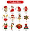 Christmas Nail Charms Lovely Snowman Nails Art Charms Nail Supplies Santa Claus Nails Art Decorations for Women Girls