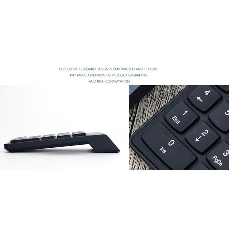 Wireless Keyboard Digital Number Numeric Keypad Accounting Bank 18 Keys Keypad