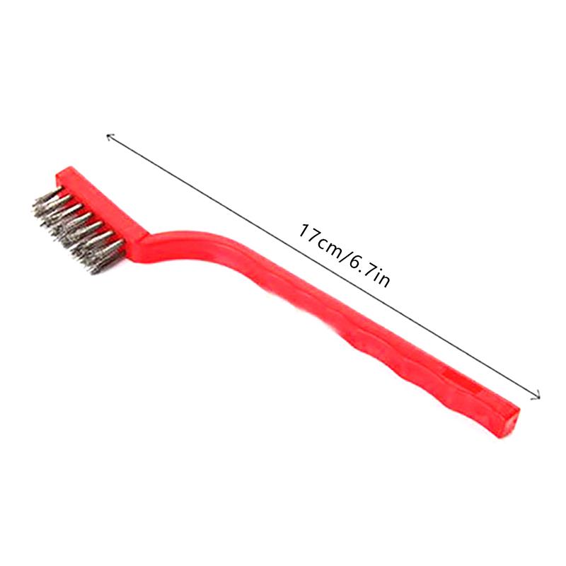 Gas Stove Cleaning Wire Brush Kitchen Tools Metal Fiber Brush Strong Decontamination Copper/Iron/Nylon Brush