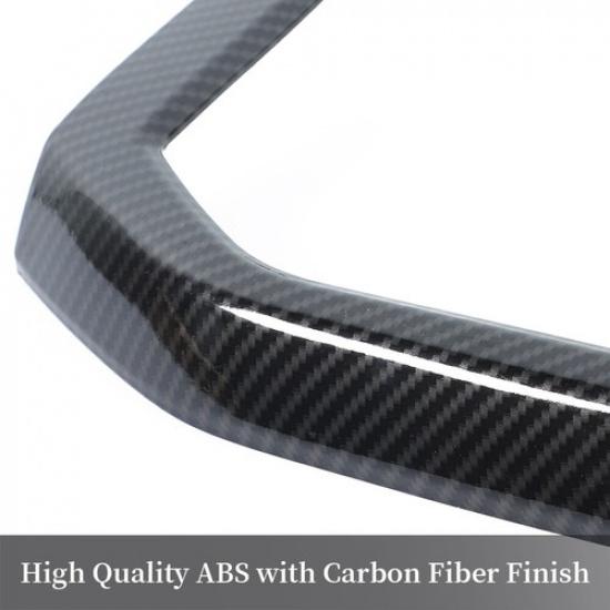 Διακοσμητικό Πλαίσιο Πάνελ Ποτηροθήκης Πίσω για Dodge Ram 1500 2018- Ανθρακονήματα