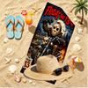 Jason Voorhees Print Beach Towel, Versatile Lightweight Absorbent Beach Towel for Pool Surf Yoga Bathroom, Perfect Birthday Holiday Gift
