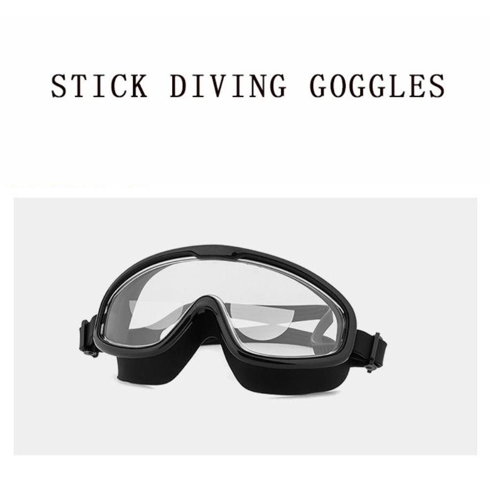 1Pair Adhesive Stick-On Myopic Lenses Portable Adhesive Eyewear Lenses For Swimming Goggles