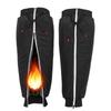 Motorcycle Leg Warmers Thickened Leg Warmers For Women Men Waterproof Leg Gaiters Snowproof Knee Brace With Reflective Strips