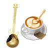Colorful Guitar Tea Spoon Creative Mixing Spoons Stainless Steel Drinking Spoon Easy To Clean Cute Stirring Spoon For Ice Cream