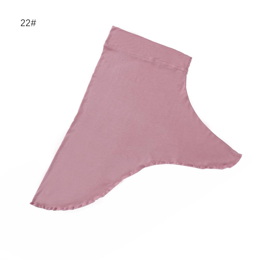 Cotton Inner Hijab Caps Muslim Stretch Jersey Cap Islamic Underscarf Bonnet Solid Headscarf Turbante Turban Mujer Instant Hijab