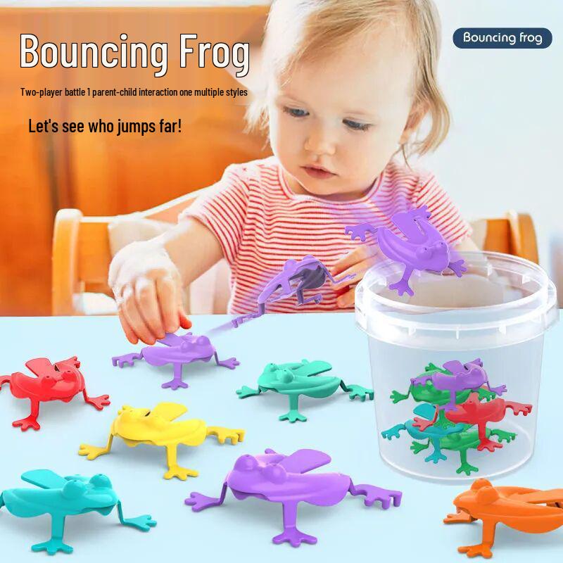 Naughty Frog Jumping Toy - Interactive Parent-Child Game for Boys and Girls