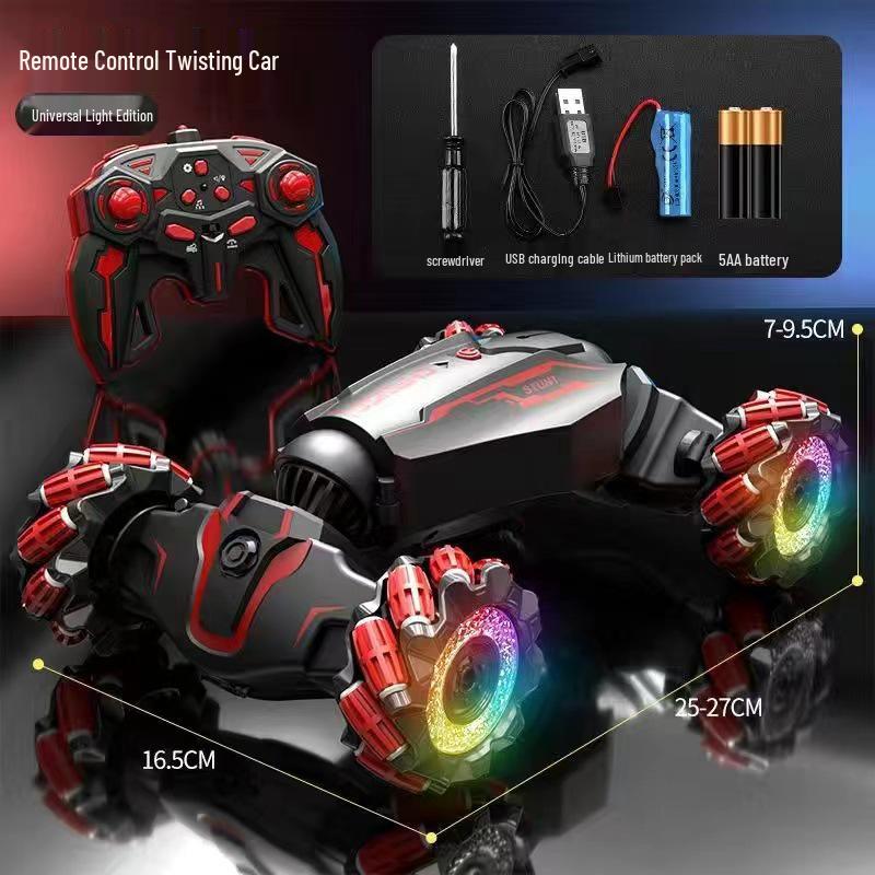 Gesture-Controlled Drift RC Car: Rechargeable 4WD Electric Racing Toy with Spray Feature Standard: One Battery