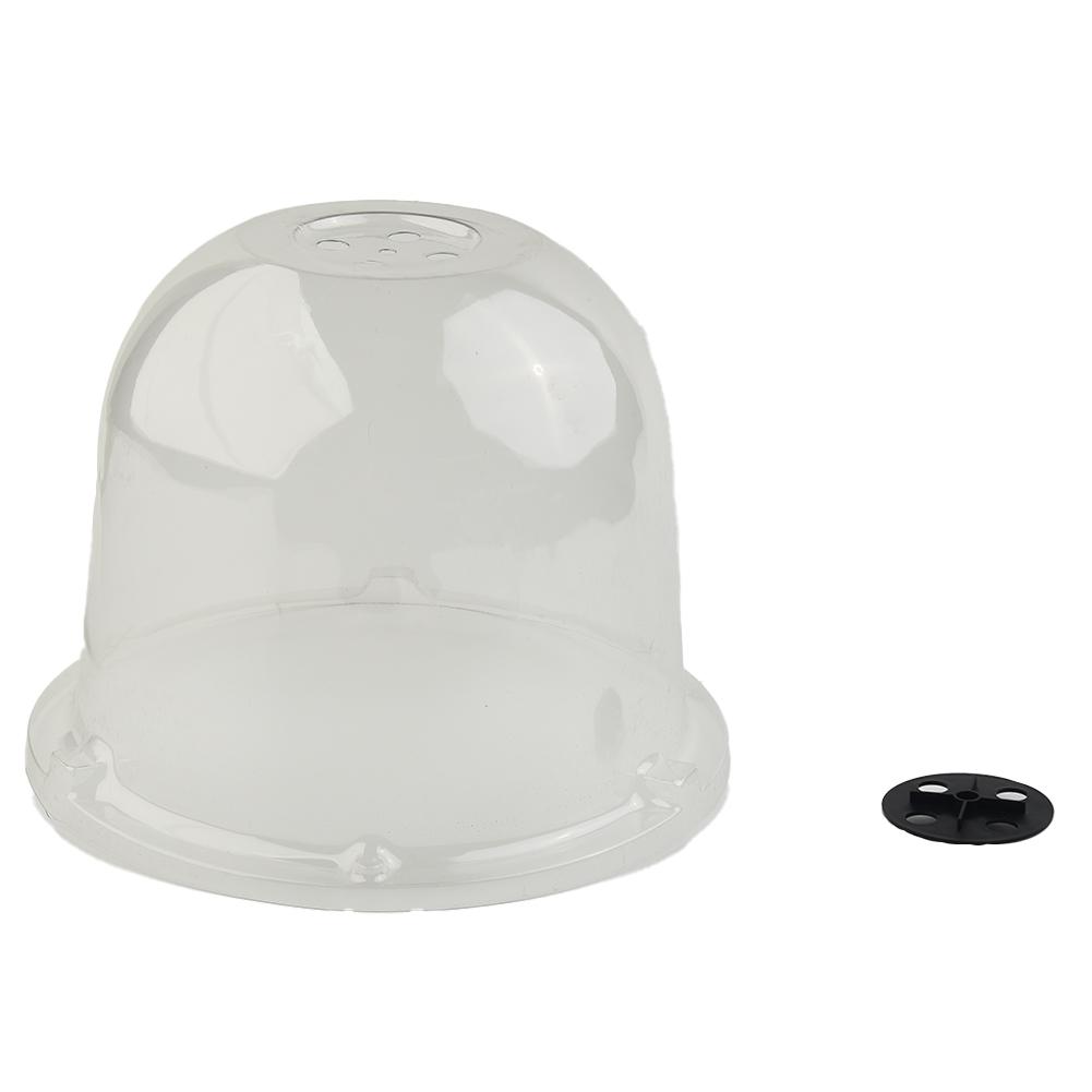 

Растения Колокольный купольный термостат для растений 21 см с регулируемыми вентиляционными отверстиями