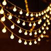 LED Solar String Lights: Outdoor Camping & Courtyard Tent Decor with Colored Bulb