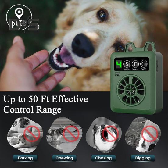 Ultrazvukové zařízení proti štěkání pro psy Dobíjecí skříňka s ovladačem štěkání Zarážka proti štěkání psů pro vnitřní venkovní použití