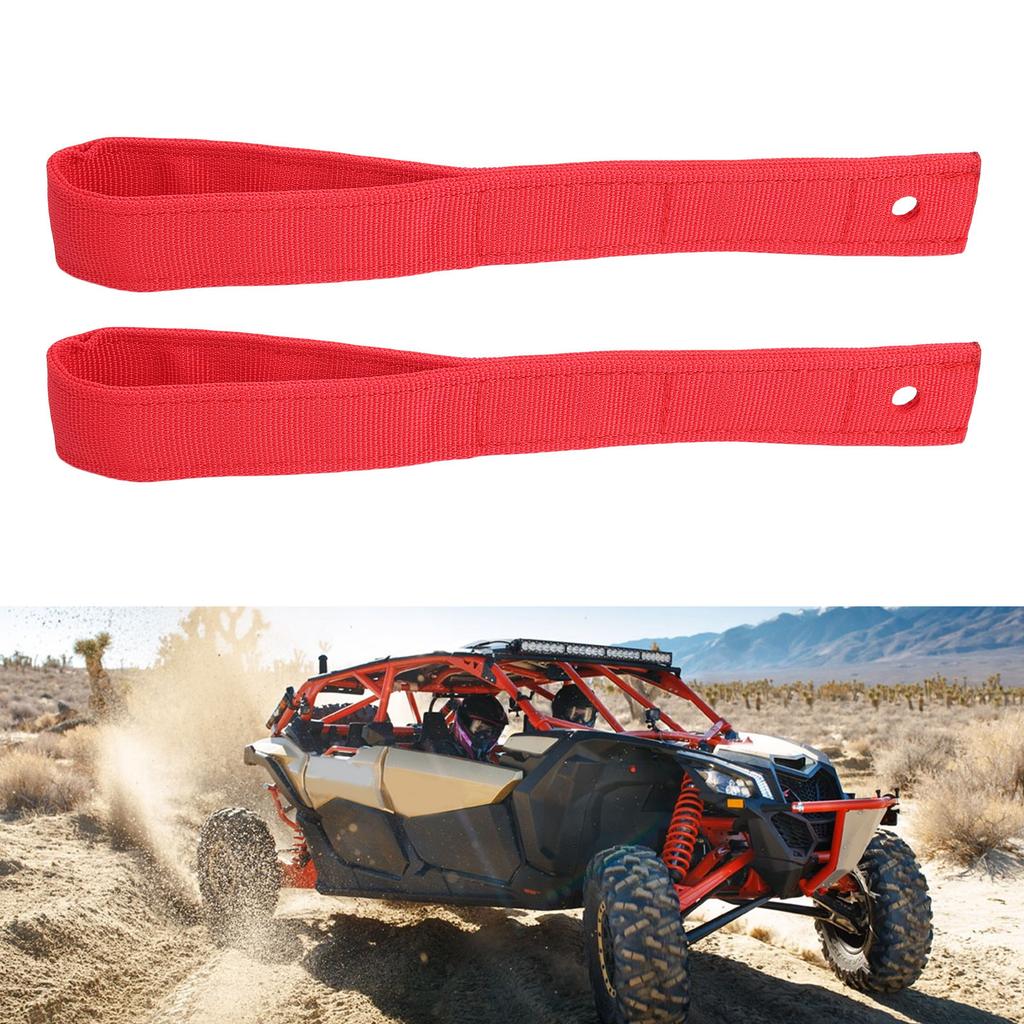 2 Pcs UTV Door Handle Pull Strap Belt Oxford Cloth Add     Replacement for   X3 X3   All   2017-2025