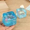 4.5/5.5Cm Ocean Style Embedded Shell Slow Rising Toy Mochi Stress Relief Square Ball Cute Fidget Toy For Adults Kids