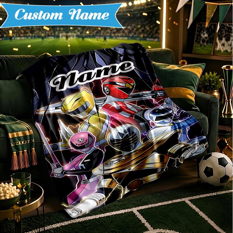 Custom Name Rangers Legacy Blanket Lightweight Ideal Bedding Blanket Perfect for Travel, Camping, Living Rooms, Sofas, Christmas Gift