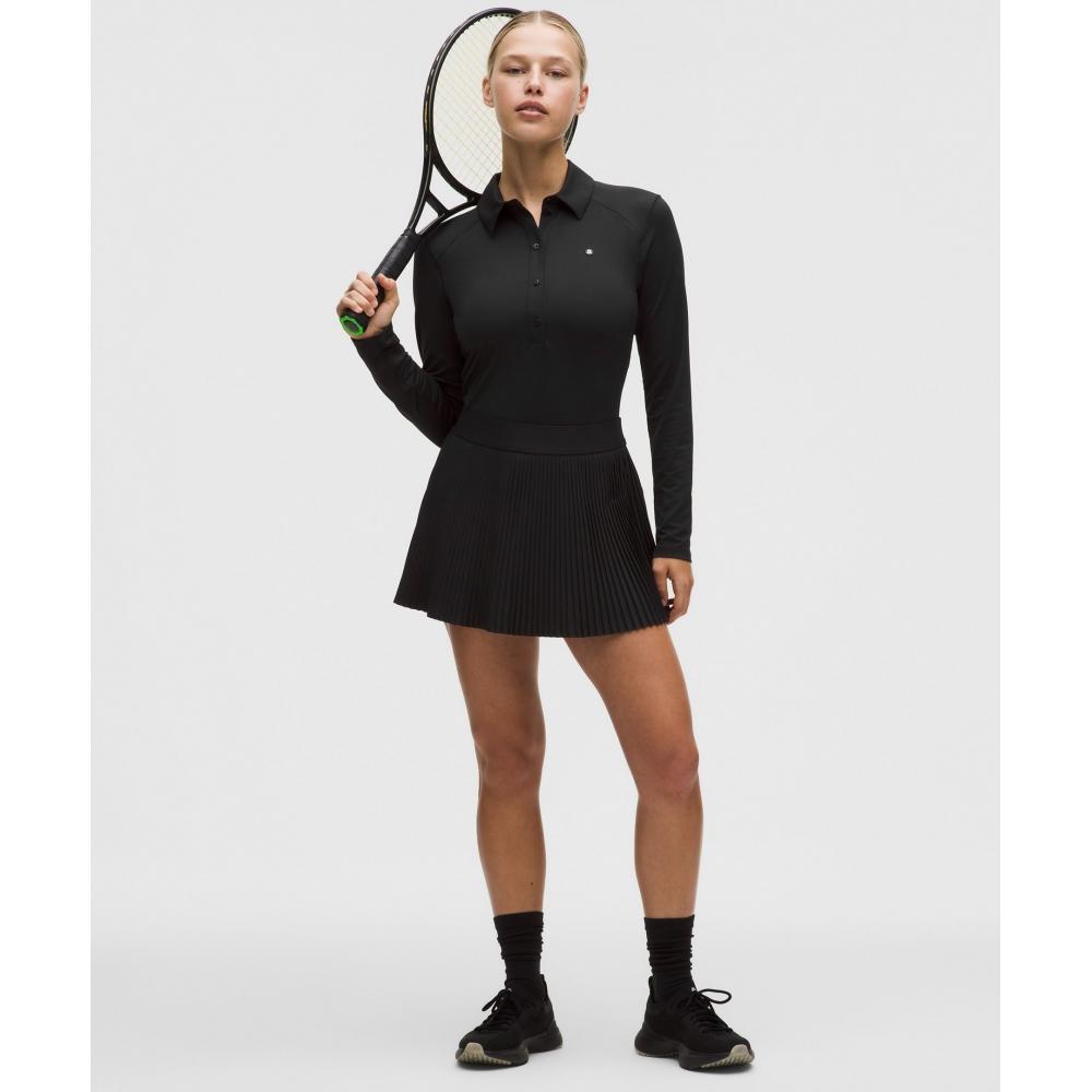 Lullulemon Replicate High-Rise Pleated Tennis Skirt Blk